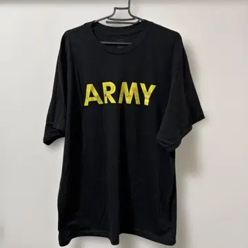 ARMY T셔츠 XL 사이즈 블랙