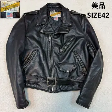 새상품급 SIZE42 SCHOTT 라이더 자켓 618 바이커 태그