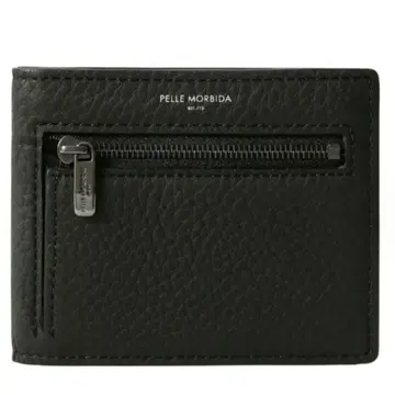 페레 모비다 한정판 올 블랙 컴팩트 지갑 접이식 지갑 천연 가죽