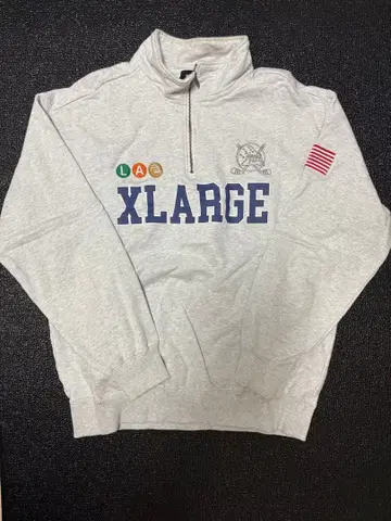 XLARGE 하프 지퍼 맨투맨 풀오버
