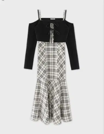 m me eme Check mermaid ensemble onepiece