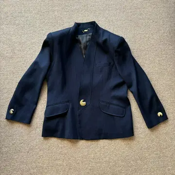 블레이저 자켓 블랙 울 100% 13호 모 100%