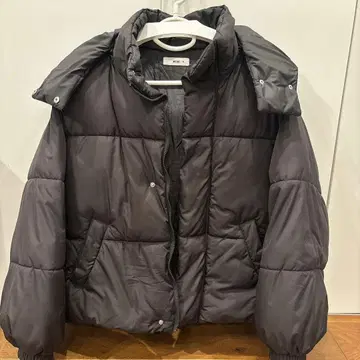 WEGO 2WAY 후드 퍼 블루종 충전솜 다운 자켓 사이즈 M