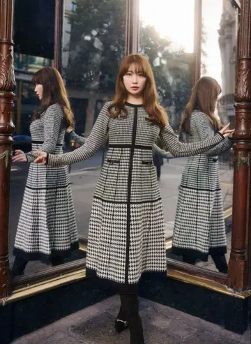 herlipto Montaigne Knit Long Dress