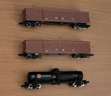 N 게이지 TOMIX 화물 차량 세트 3량 중고. 오래된 상품 TOMY