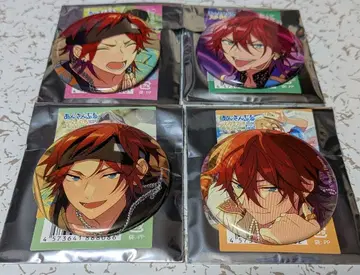앙상블 스타즈!! Crazy:B 아마기 린네 캔뱃지 4개 세트