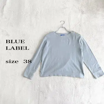 BLUE LABEL 버튼 티셔츠 라이트 블루 사이즈 38(M)