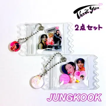 BTS JUNGKOOK 캔디백 참 포함 2개 세트 1