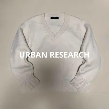 URBAN RESEARCH V넥 숏 기장 니트
