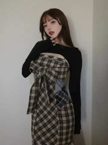 andmary AM1600 Juni check dress