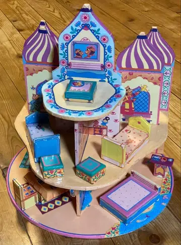 Djeco 인형의 집 아라비안 나이트풍 레어 새상품급 피규어 4개 세트