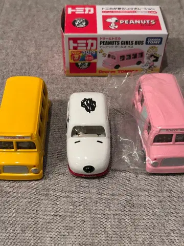 토미카 스누피 미니카 세트