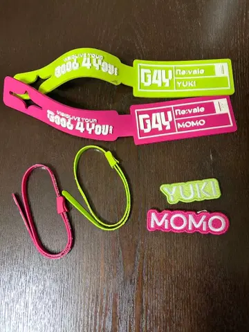 G4Y 백천 와펜 배지 러버 팔찌 러기지 택