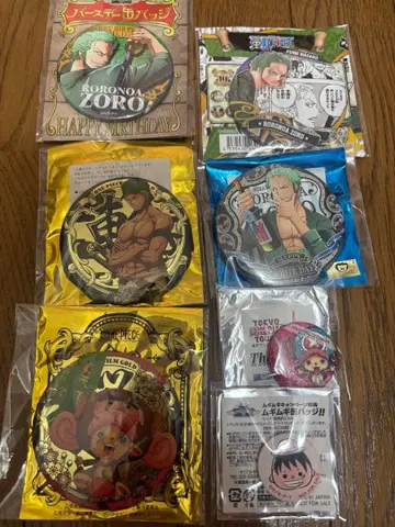 원피스 캐릭터 배지 세트