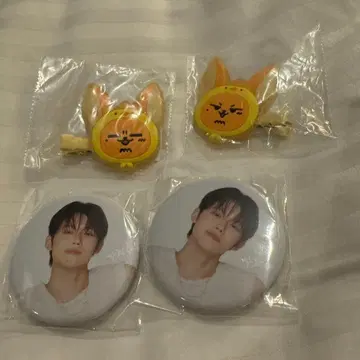 TXT 캡슐 토이 연준 팬 헤어 클립 캔뱃지