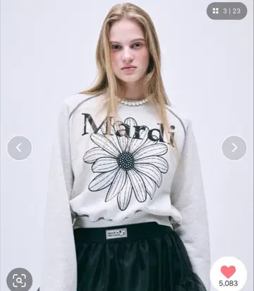 [ 새상품급 ] Mardi 맨투맨 트레이닝복