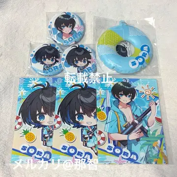스파도리 시라토리 소라 튜브 키링 캔뱃지 브로마이드 우타이테 아이돌