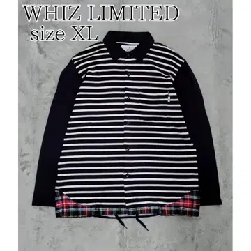 [택 포함] WHIZ LIMITED 위즈리미티드 보더 체크 셔츠
