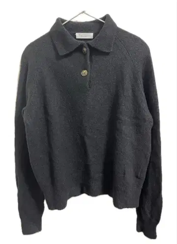 Beauty&Youth 블랙 폴로 스웨터