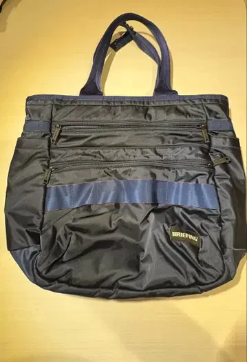 BRIEFING 네이비 토트백