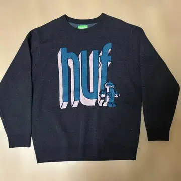 HUF 로고 스웨터 L