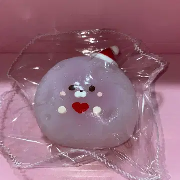 하트 빨간색 클리어 물범 스퀴즈 kikisquishy