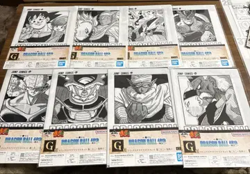 제일복권 드래곤볼 40th G상 코믹스 클리어 파일 세트 8종