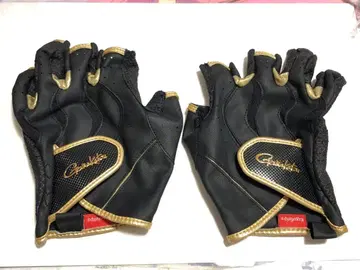 가마가츠 엘고그립 그로브 5본절 블랙 x 골드 M