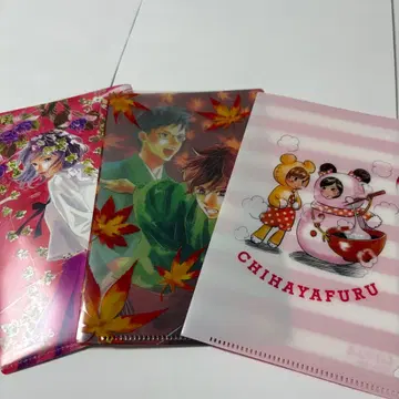 치하야후루 한정판 클리어 파일 3장 세트