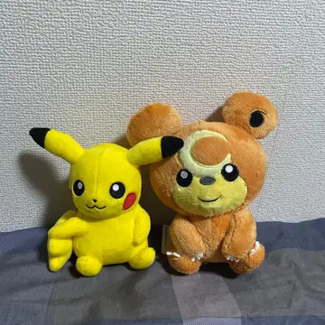 피카츄 & 히메그마 봉제 인형 세트