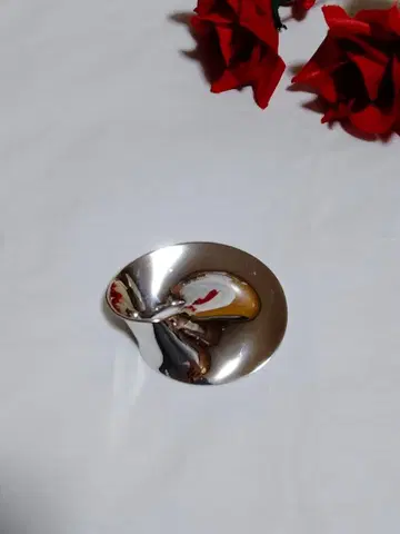 컨디션 최상 레어 조지 젠슨 374 TURON 메비우스 브로치