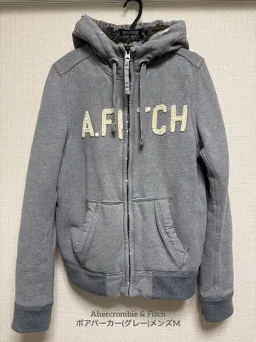 Abercrombie& Fitch 보아 후드티 그레이 남성용 M