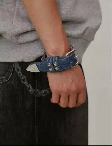 MASU DENIM STUDS BRACELET 23aw
