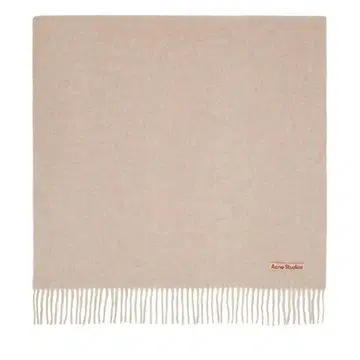 프린지 울 스카프 - 오버 사이즈