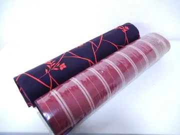 미사용 옷감 코트지 외 아세테이트 아크릴 2개 세트 기모노 일본 의류