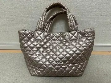 MZ WALLACE 메탈릭 로즈 골드 메트로 토트백