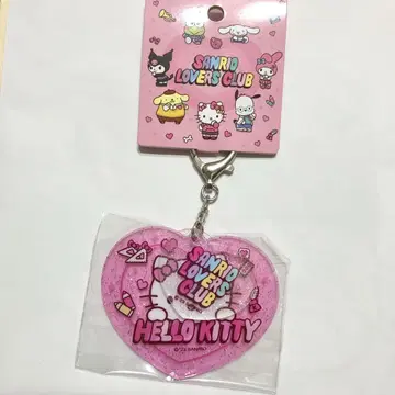 한국 한정 산리오 러버스 클럽 헬로키티 아크릴 키링