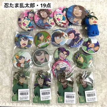 닌타마 란타로 종합 캔뱃지 봉제 인형