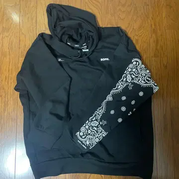 1MW by SOPH. 블랙 후드티 L