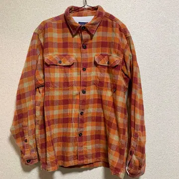 Patagonia 오가닉 코튼 체크 플란넬 셔츠 S