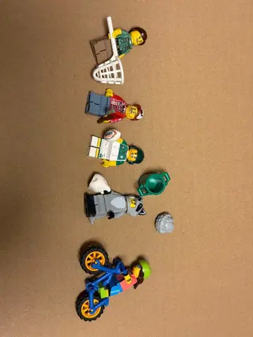 LEGO 미니 피규어 미니 피규어 5체 세트