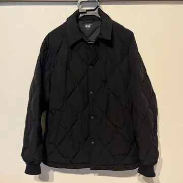 [ 새상품급 ] 유니클로 [ 퍼프 테크 퀼팅 자켓 ] L 블랙