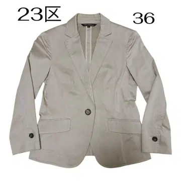 [ 23구 ] 테일러드 자켓 베이지 온워드 카시야마 36
