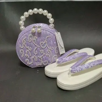 6479 백 세트 멋진 펄 비즈 잡지 게재 패턴 후리소데용 새상품