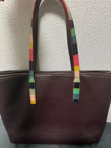 폴스미스 가죽 토트백