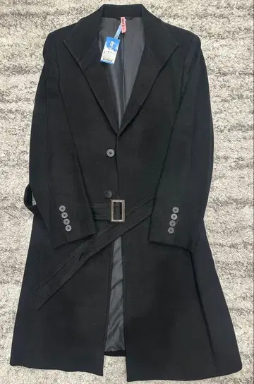 COMME CA MEN 체스터 코트 블랙 S