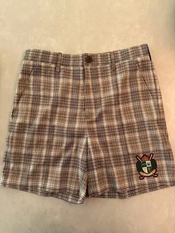 BELLMORE 체크 무늬 골프 팬츠 30