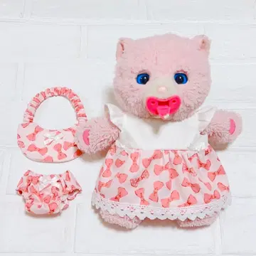 안아줘 넬른 리본 무늬 원피스 3종 세트