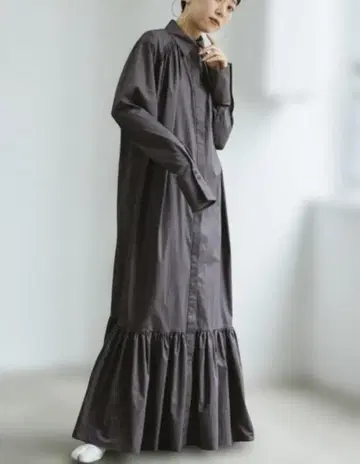 TODAYFUL 샹브레이 셔츠 드레스 롱 원피스