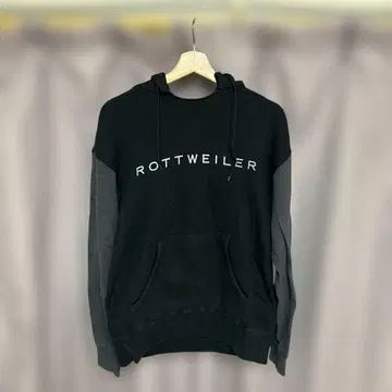 ROTTWEILER 블랙 후드티 M